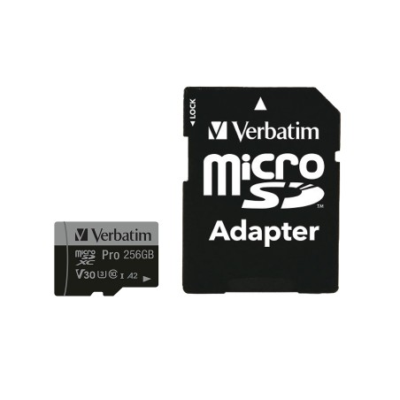 Verbatim MICRO SDXC CARD PRO U3 C10 A2